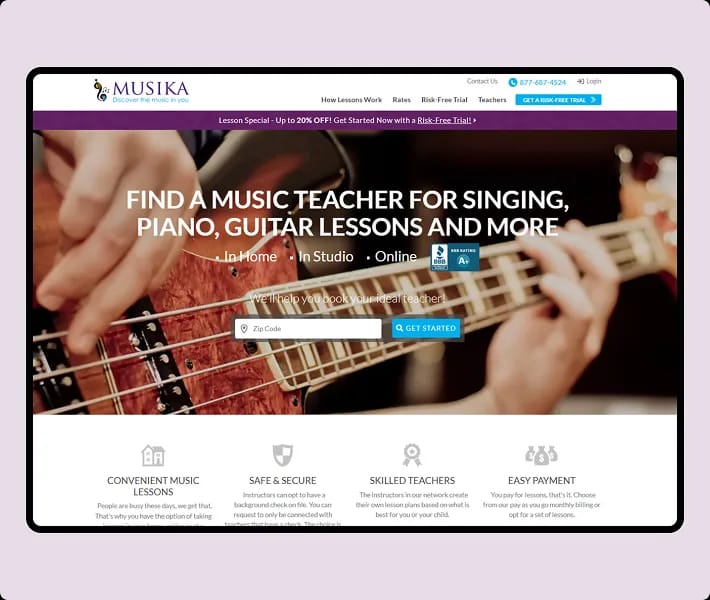 Musika Lessons Grid Image